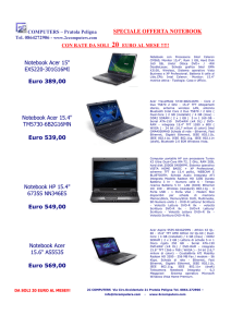 speciale offerta notebook