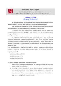 allergie professionali