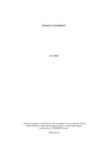 Sensori e trasduttori ()