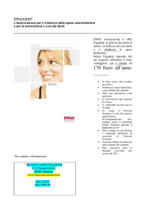 L`assicurazione per il rimborso delle spese odontoiatriche e per la