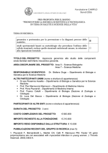 Progetto Prof. Stefano Duga: Approccio genomico allo studio