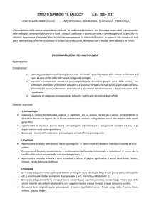 Macrounità - Istituto “Balducci”