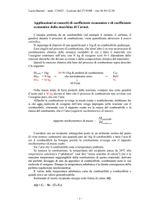 esercizi prestazioni-rendimento combustioni