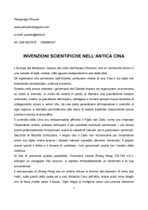 Invenzioni scientifiche in Cina