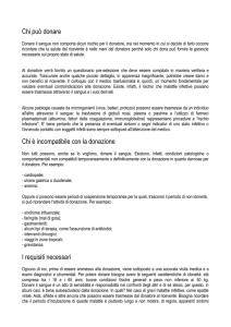 Chi può donare - parrocchia ss. trinitá a villa chigi