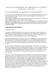Il testo integrale del discorso del Santo Padre, in italiano