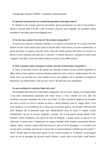 Antropologia culturale VERENI - Frequently Asked Questions D