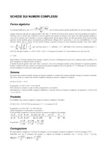 i numeri complessi
