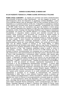 agenzia globalpress, 22 marzo 2007