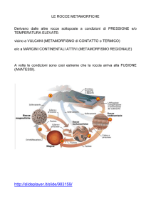 Rocce metamorfiche - I.C. Ferrari Pontremoli