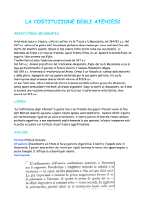 Aristotele - La Costituzione degli Ateniesi