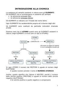 introduzione alla chimica