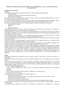 Impianti d`alimentazione e reti di elettricità e di qualsiasi tipo
