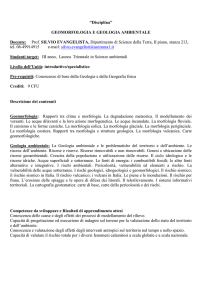 Scheda tipo per le singole unità didattiche (descrittori di Dublino)