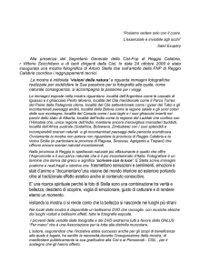 Visioni della Natura - Cisl Reggio Calabria