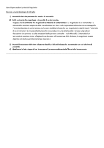 Scienze quesiti terza prova linguistico