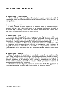 Stupro seriale - Cepic Psicologia