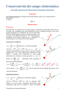 Circuitazione del campo elettrostatico