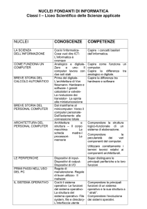 scienze appilcate classe 1