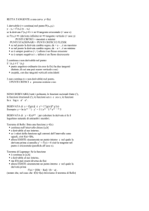 Retta tangente a una curva y=f(x)