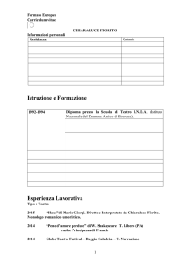 curriculum allegato