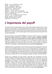 esempi di payoff famosi