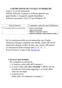tavole numeriche - Digilander