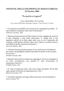 FESTIVAL DELLA FILOSOFIA IN MAGNA GRECIA