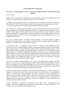 Il dono infinito della comunicazione