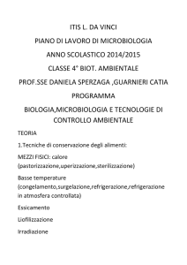programma microbiolo.. - Itis Leonardo da Vinci