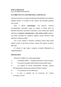 Morale sociale - Arcidiocesi di Matera