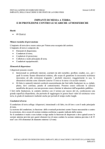 Protezione contro le scariche atmosferiche