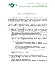 tumore del testicolo