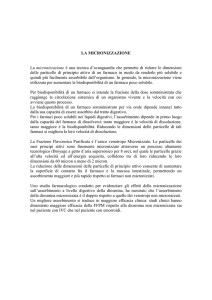 la micronizzazione