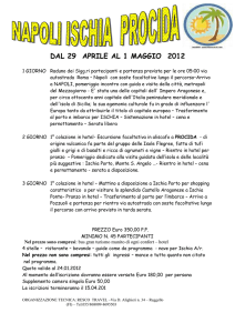 programma di gita napoli capri
