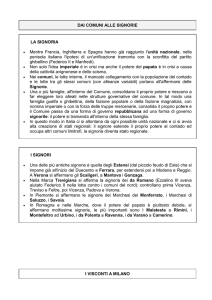 dai comuni alle signorie