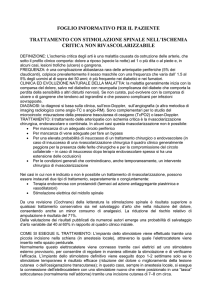 consenso informato per stimolazione spinale per ischemia