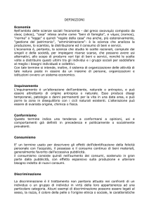 scheda su definizioni di economia, inquinamento - 3Bcorso2012-13