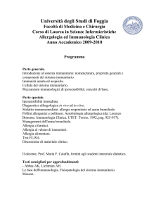 Universita` degli Studi di Foggia - Facoltà di Medicina e Chirurgia