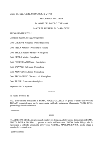 Cass., Sez. Un. civ., 8 ottobre 2008, n. 24772