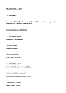 PROGRAMMA 2015