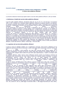 dottrina - pubbliche affissioni