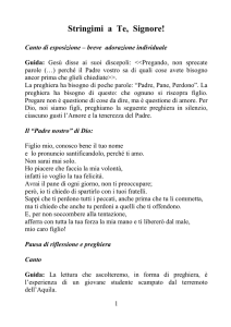 Stringimi a Te, Signore - Figlie del Divino Zelo