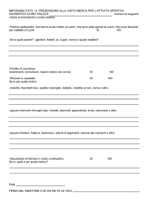 IMPOSSIBILITATO / A PRESENZIARE ALLA VISITA MEDICA PER L