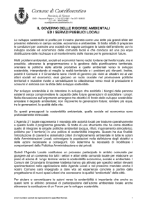 il governo delle risorse ambientali