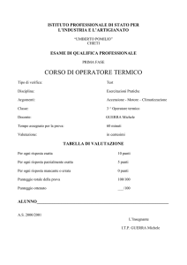 TEST ACC.MOT.CLIM - professoreguerra