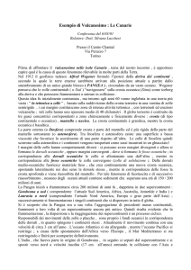 Esempio di Vulcanesimo : Le Canarie