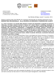 CS vino marketing bilancio