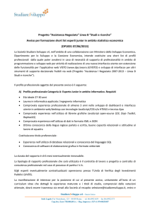 Avviso short list esperti informatici