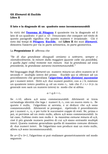 Il lato e la diagonale di un quadrato sono incommensurabili